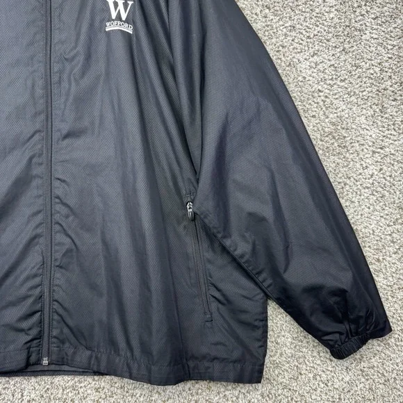 Wofford Collage Terriers Jacket Men's 2XL‎ XXL Black Windproof Water Resistant - Picture 5 of 15